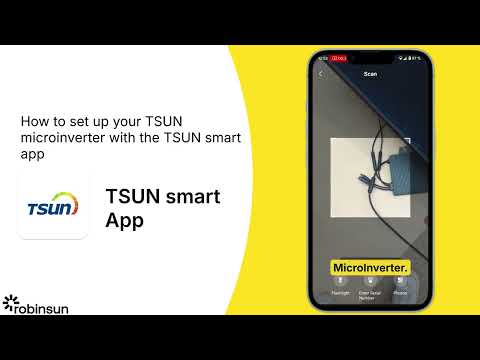 How to set up your Tsun microinverter with the Tsun Smart app