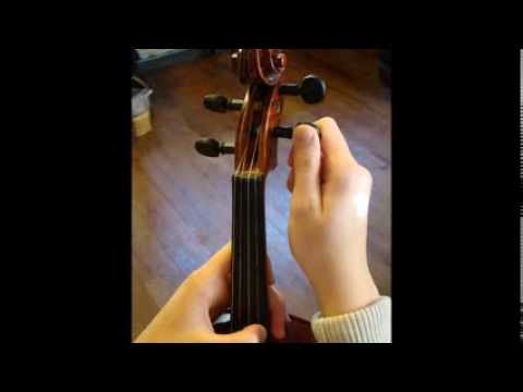 How to Tune a Violin or Viola Using the Pegs
