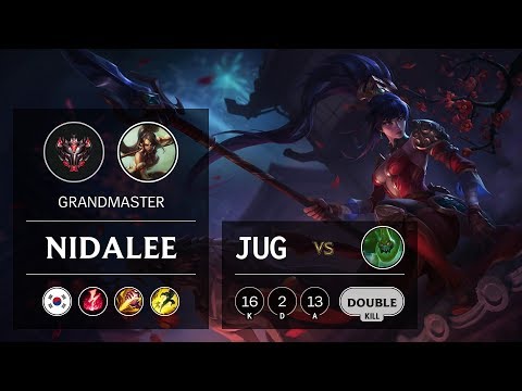 Nidalee Jungle vs Zac - KR Grandmaster Patch 9.13