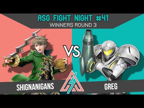 ASG 41 WINNERS ROUND 3 - Shignanigans (Robin) vs Greg (Samus)