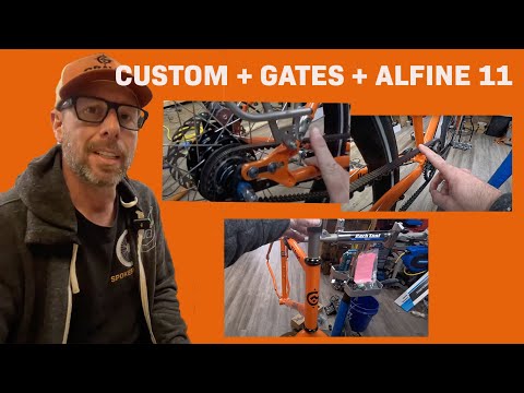 Custom Gates Belt Drive Conversion | Shimano Alfine 11-Speed Hub Upgrade on a Marino Frame