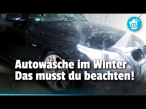 Auto waschen im Winter OHNE Handwäsche und Salz entfernen