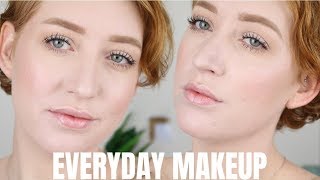 REAL LIFE EVERYDAY MAKEUP TUTORIAL (for fair/pale skin) 2018