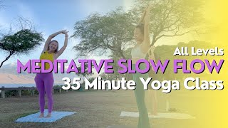 35 Minute Yoga Class - Meditative Slow Flow