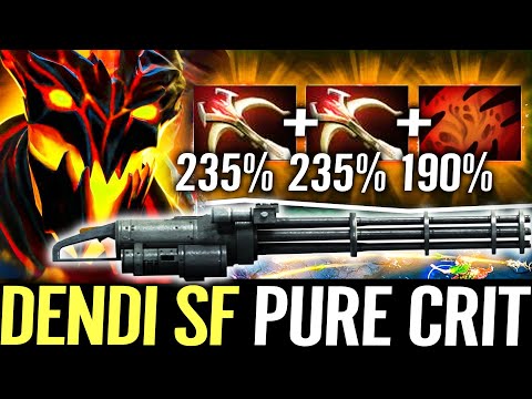 🔥 DENDI Shadow Fiend MID 2x Daedalus + Shard — 2HIT 1KILL 660% CRIT Pure Right-Click Dota 2 Pro