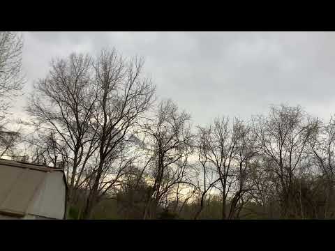 Thunderstorm Passing To My South! April 21, 2022 Pt1