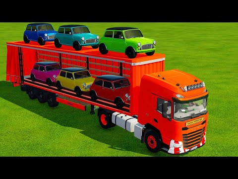 LOAD SUNFLOWER AND TRANSPORT WITH KAMAZ TRUCKS - Farming Simulator 22