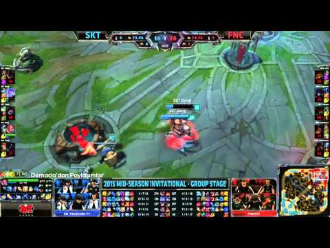 SKT Bang - Pentakill | MSI 2015 - (SKT T1 K vs. FNC)