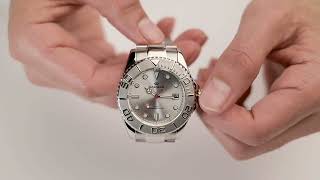 ساعة ماستر ستيل طوق متحرك ميناء فضي 32