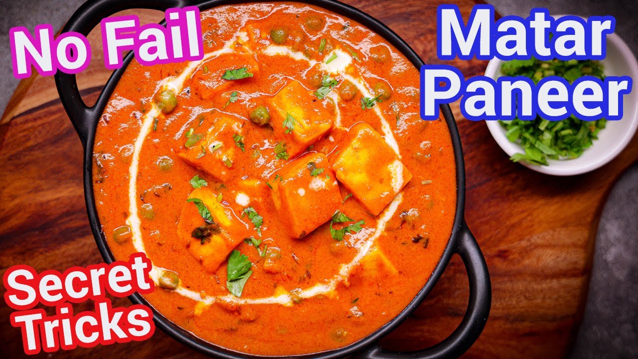 Dhaba Style Matar Paneer - Tips & Tricks | Mutter Paneer Recipe | Creamy & Flavorful Paneer Curry