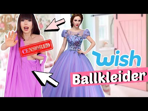 Ballkleider von Wish 😳 Werbung vs. Realität | ViktoriaSarina