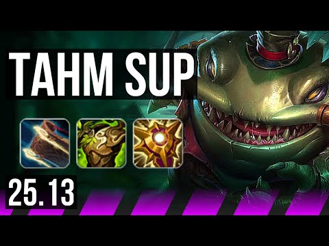 TAHM KENCH & Aphelios vs RAKAN & Xayah (SUP) | 1/3/19 | KR Master | 25.13