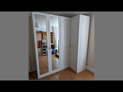 "Magic Flat Pack Assembly"  Pax Corner wardrobe assembly in Brighton.