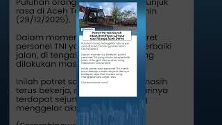 Tak Terpengaruh Demo, Prajurit TNI Fokus Bersihkan Lumpur di Aceh Tamiang