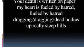 Escape The Fate - Dragging Dead Bodies In Blue Bags Up Really Long Hills with lyrics