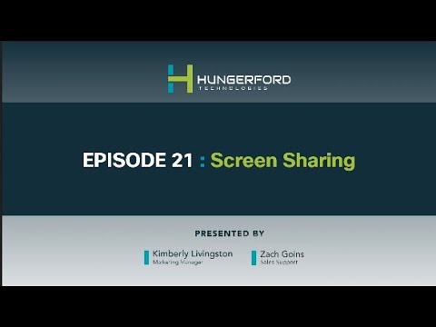Webex Wednesdays @1: Episode 21 - How to Screen Share in Webex