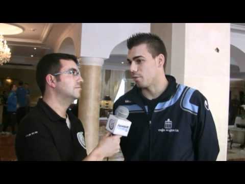 Apuesta10futbolsala entrevista Sergio Lozano Caja Segovia. Copa de España.flv
