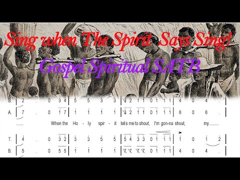 Sing When the Spirit Says Sing SATB by Jesse Vaughn Notasi Angka