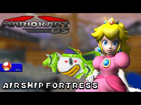 Mario Kart DS - 50cc - Peach - Hurricane - Airship Fortress | Ep. 3052