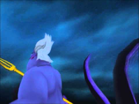 KH1 Cutscenes Part 132 - Ursula Becomes Giant (English)