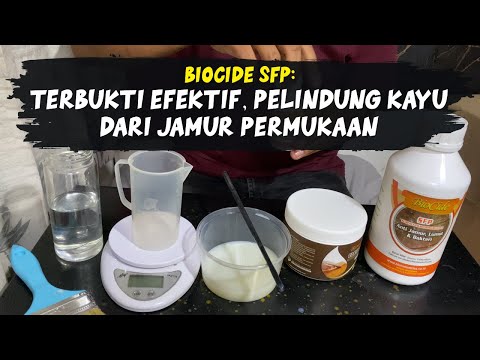 BioCide SFP, Terbukti Efektif Pelindung Kayu dari Jamur Permukaan