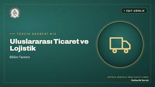 Uluslararası Ticaret ve Lojistik Mezunu Maaş ve Taban Puan (2025-2026 YÖK Atlas 