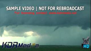preview picture of video '07-26-11 LB LaForce Tornado-Rope out Hoven, SD KDR Media'