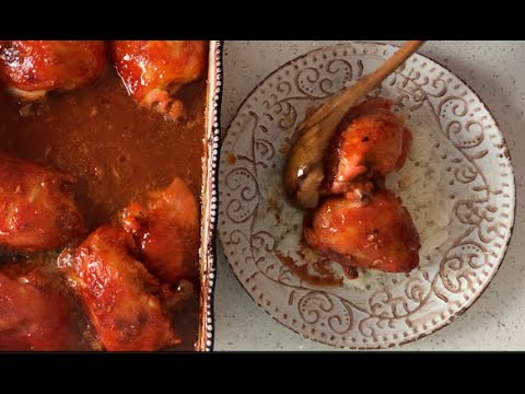 How to make Russian Baked Chicken 4 ingredients ! cook until internal temp is 165