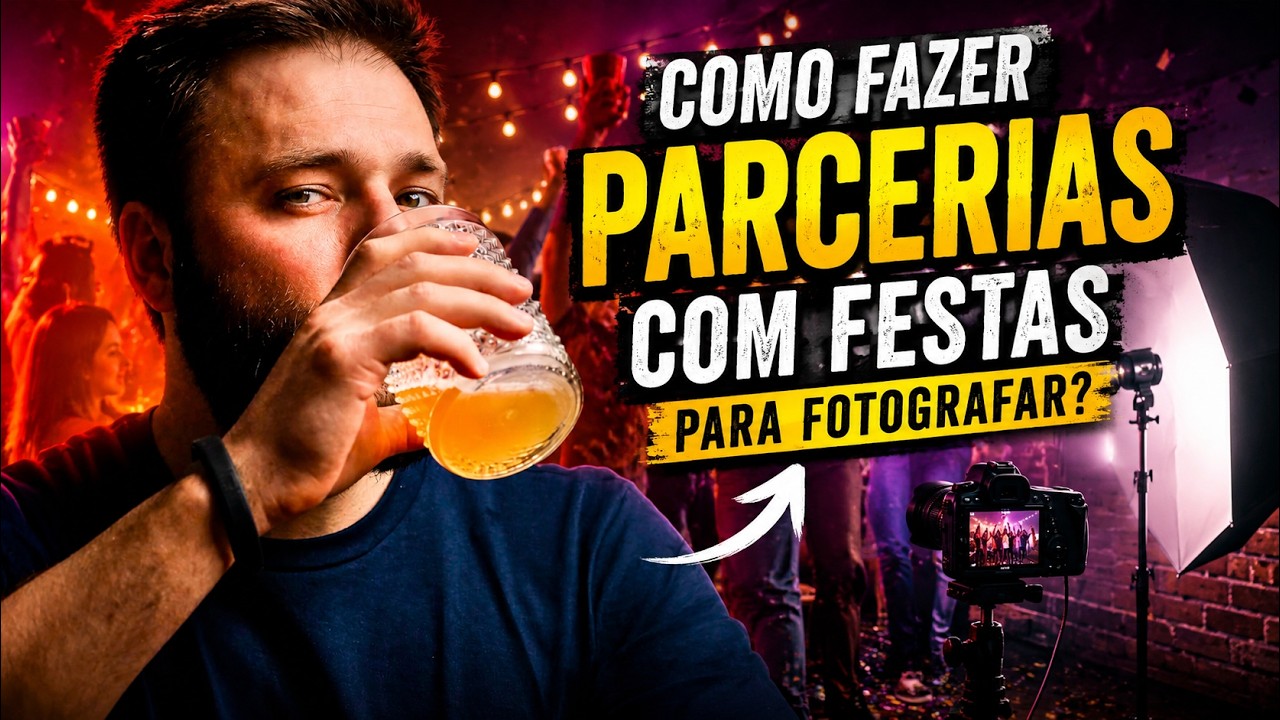 Como fazer parcerias com festas para fotografar?