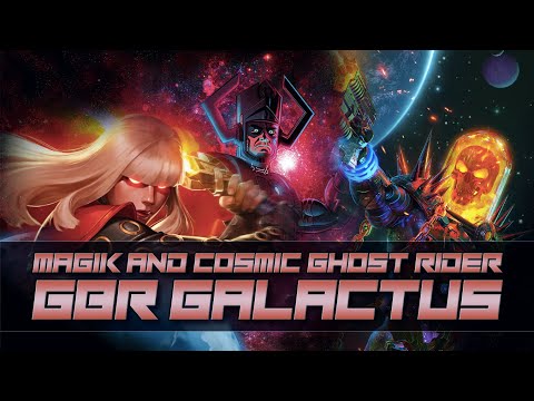 Cosmic Ghost Rider & Magik vs GBR GALACTUS | MARVEL Future Fight