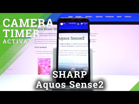 How to Set Up Camera Timer in SHARP Aquos Sense2 – Photo Delay