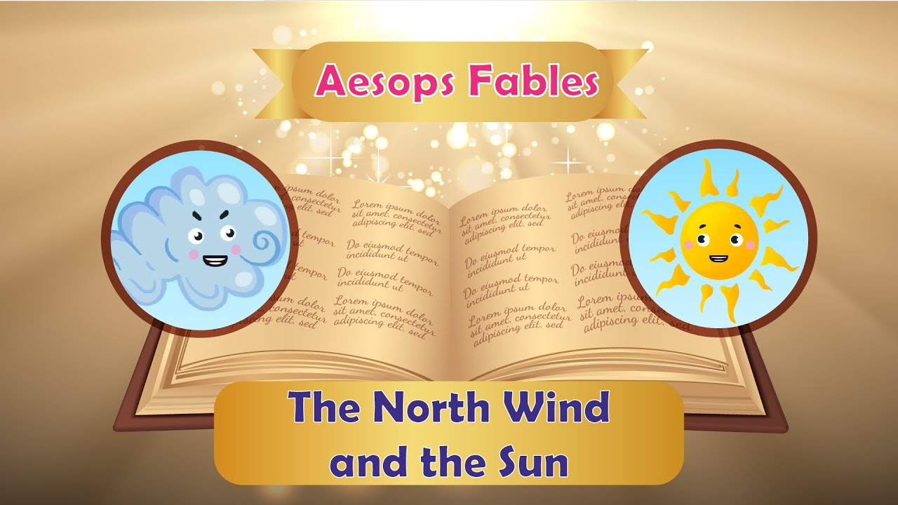 Aesops | Aesops Fables | Aesops Fables for Kids | Fables for Kids | The North Wind and the Sun