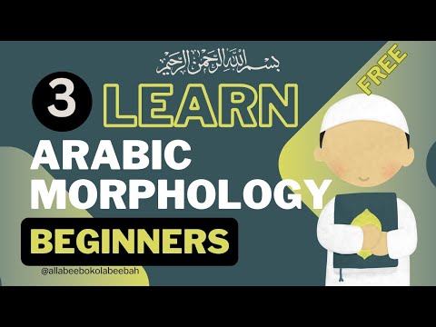 CLASS 03 | مقدمة علم الصرف Mapping Arabic Morphology - الصرف Beginners Guide