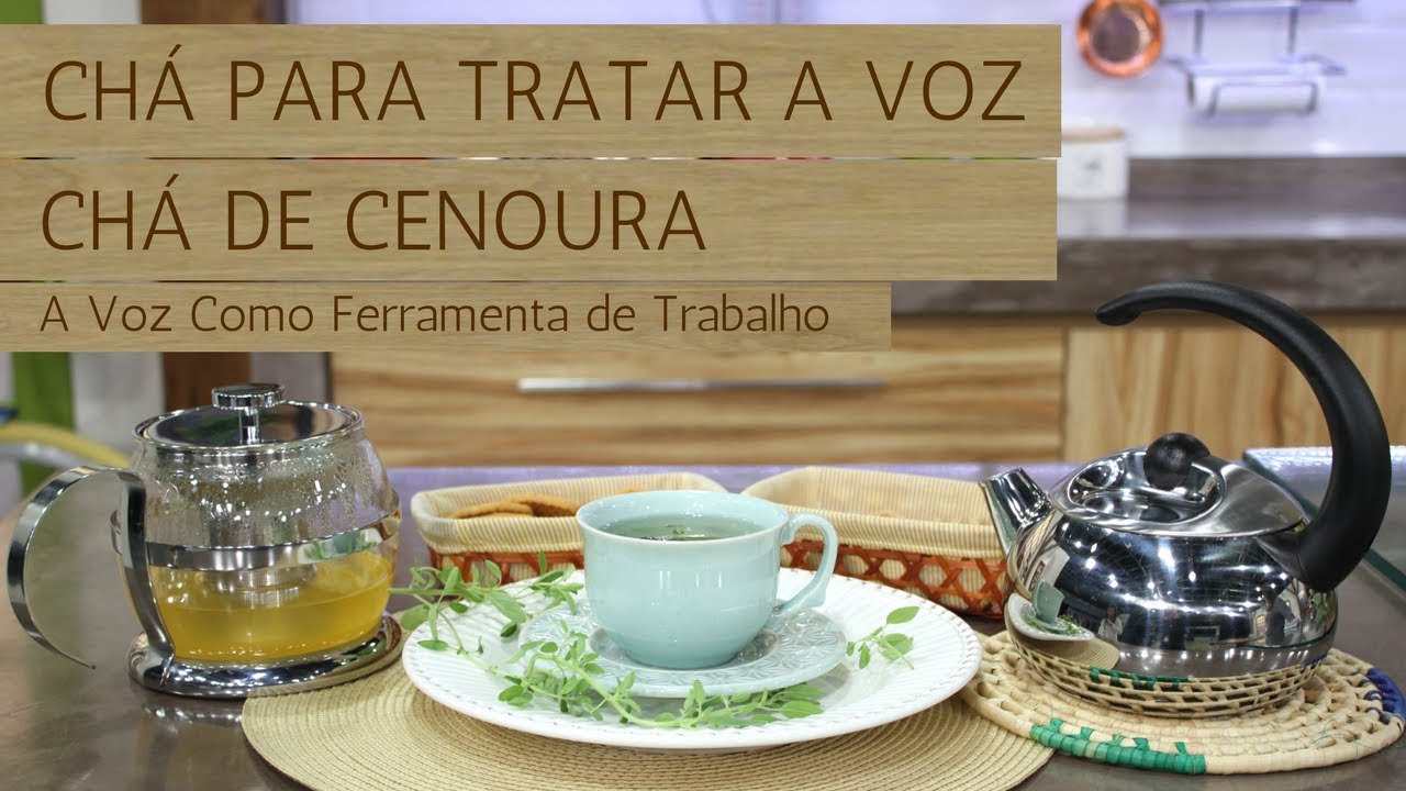 Chá para Tratar a Voz e Chá de Cenoura / A Voz Como Ferramenta de Trabalho (27/07/17)