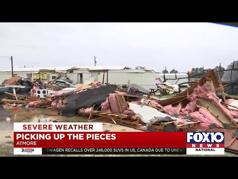 Multiple injuries reported after storm strikes mobile home park in Atmore