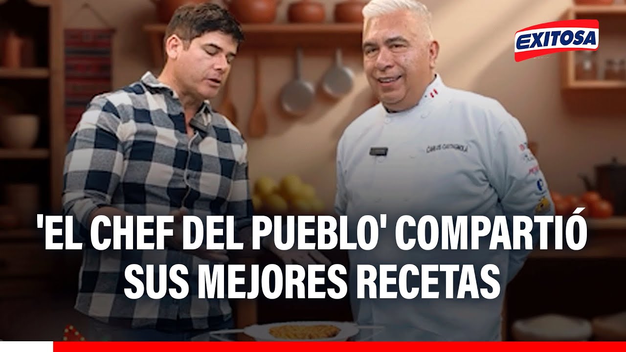 🔴🔵 'El Chef del Pueblo' compartió sus mejores recetas