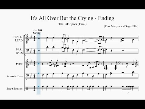 The Ink Spots - It's All Over But The Crying - Ending Transcription
