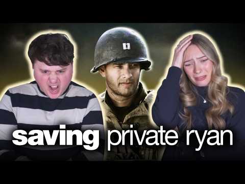 Saving Private Ryan (1998) **COUPLE'S FIRST TIME MOVIE REACTION**