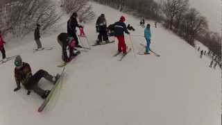 preview picture of video 'Gopro SKI 映像サンプル #02 2012-2013 だいせんOPEN2012.12.23'