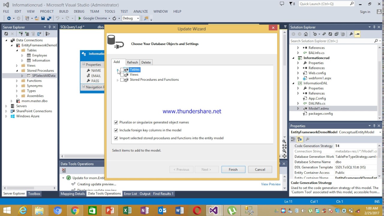 Stored Procedure In Entity Framework