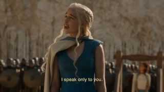 Game of Thrones Season 4: Episode #3 Clip - Dany's Speech (HBO)