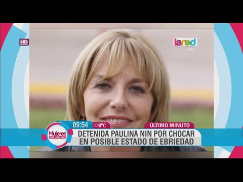 Detienen a Paulina Nin por manejar en estado de ebriedad