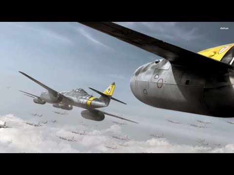 Messerschmitt ME 262 - Original breathtaking video of an American B17 bomber crew's first encounter.