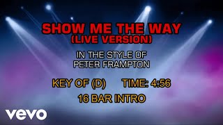 Peter Frampton - Show Me The Way (Live Version) (Karaoke)