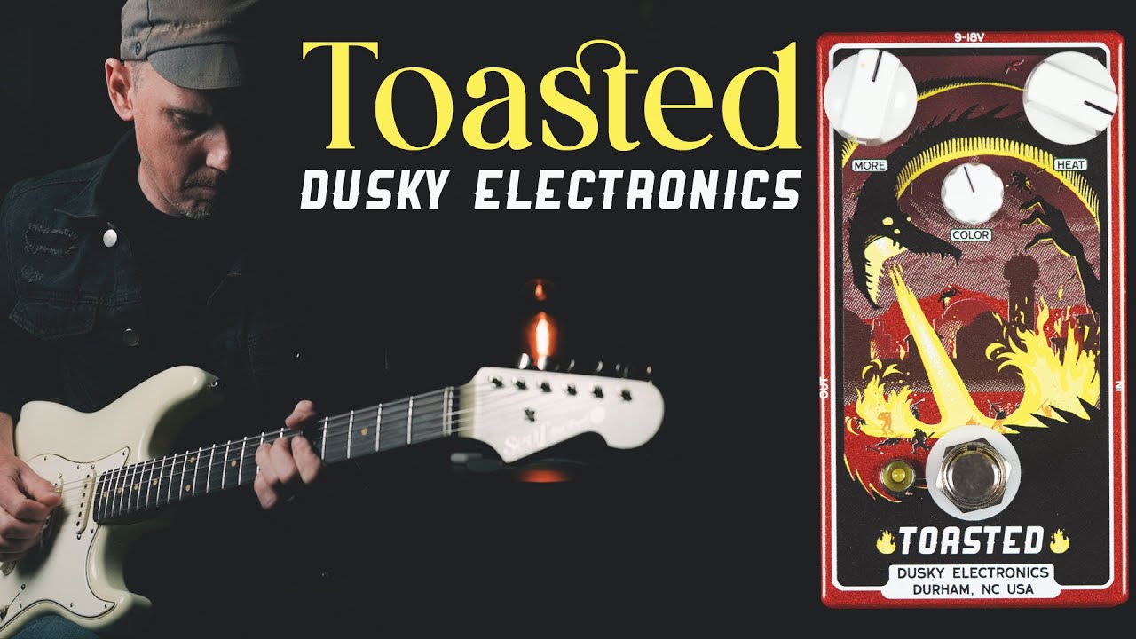 Demos in the Dark // Dusky Electronics Toasted // Guitar Pedal Demo - YouTube