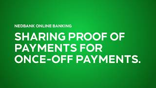 How to get a proof of payment for once-off payments