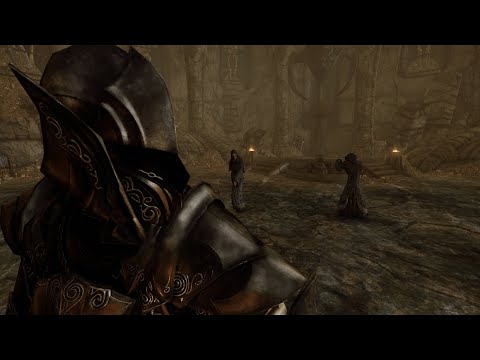 Ebony Warrior vs Greybeards | Skyrim