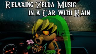 Relaxing Zelda Music inside a Car with Rain (Majora's Mask Playlist)