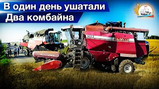 Перевернули Торум-750, а на Палессе GS-12 сбили столб и поле загорелось. Перевернули Торум-750, а на Палессе GS-12 сбили столб и поле загорелось.
