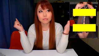 透け透け編み上げボディコン Sheer MiniDress Try On.